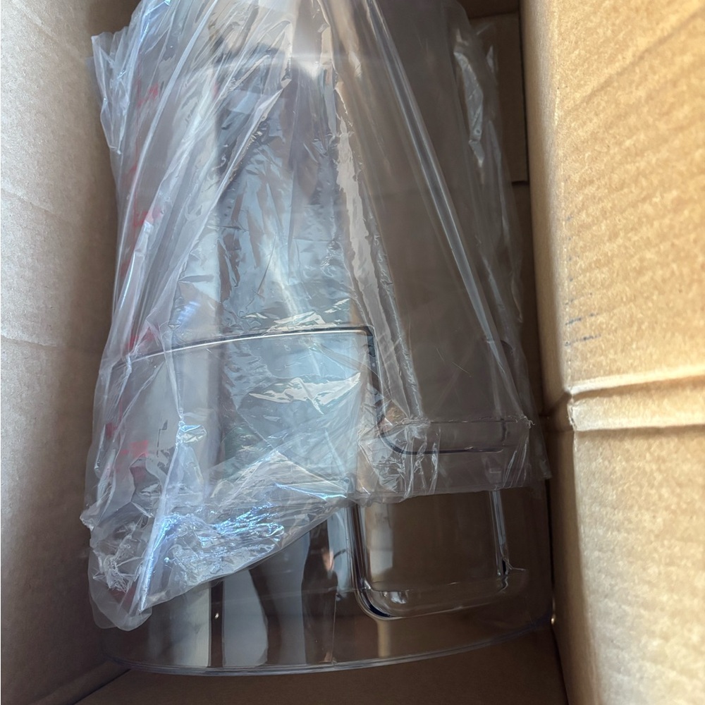 Clear Plastic Storage Bin